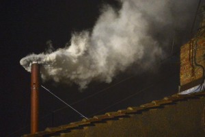 White smoke rises from the chimney on the Sistine Chapel indicating that a new pope has been elected at the Vatican, March 13, 2013. White smoke rose from the Sistine Chapel and the bells of St Peter's Basilica rang out on Wednesday, signaling that Roman Catholic Cardinals had... 				</div>
						<a href=